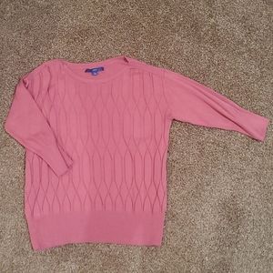 L APT 9 3/4 sleeve sweater